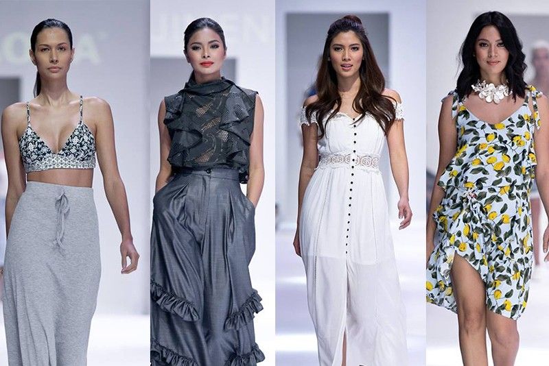 IN PHOTOS: Bb. Pilipinas beauties at Bench Fashion Week