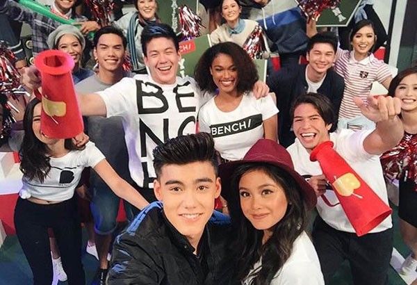 Ylona Garcia and Bailey May get cozy with Bench