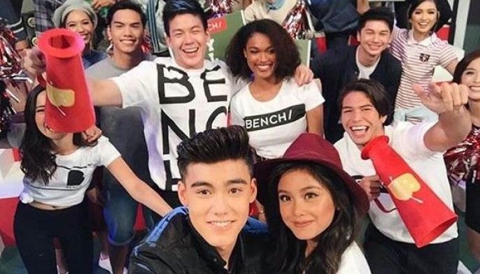 Ylona Garcia and Bailey May get cozy with Bench