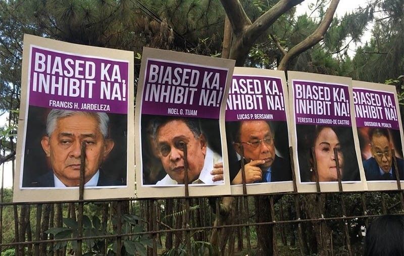 Group calls for resignation of 'Biased 5' justices