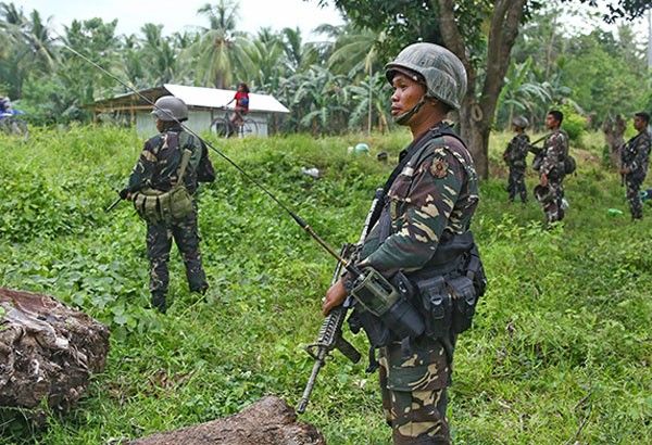 Soldiers disarm IED along Maguindanao highway