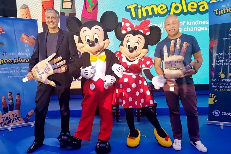 Globe, Disney launch âTime Pleaseâ nationwide volunteering program