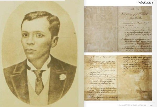 Bonifacioâs first Katipunan flag, Rizalâs letter sold for millions at auction