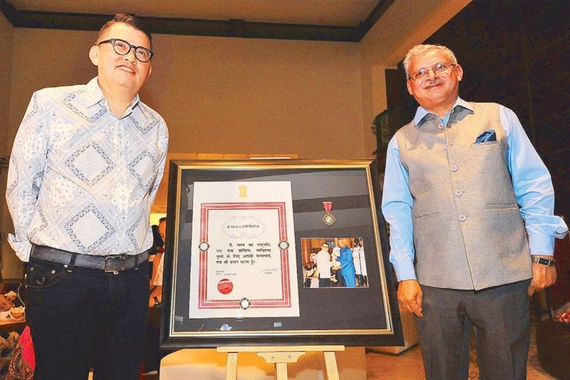 Concepcion receives Padma Shri Award