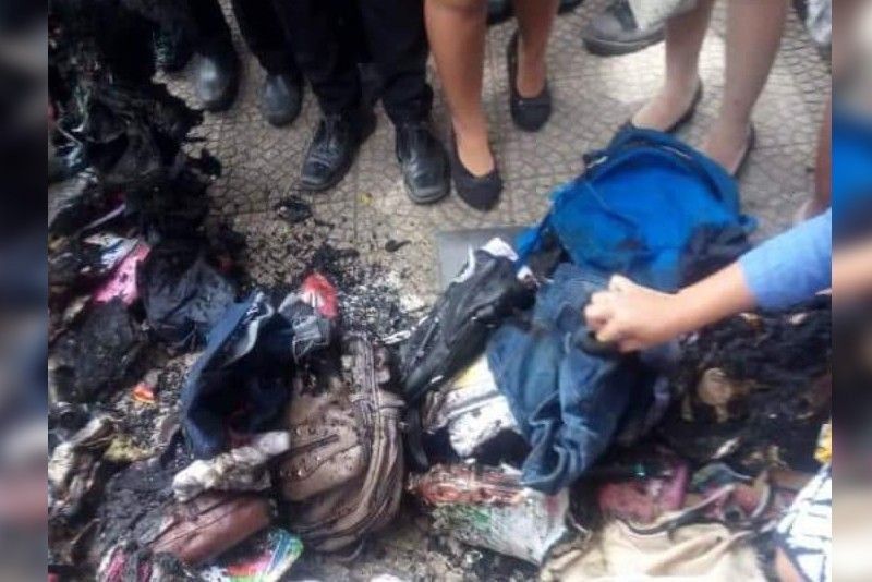 Parents urged to file complaints over 'bag burning' at Bicol school
