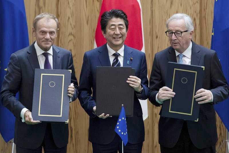 EU, Japan ink landmark deal removing tariffs