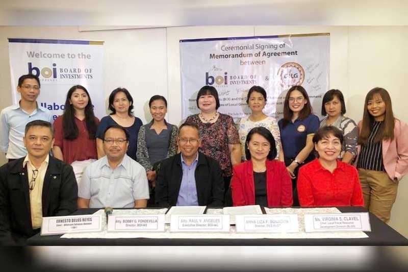 BOI, DILG forge agreement facilitating investments in LGUs