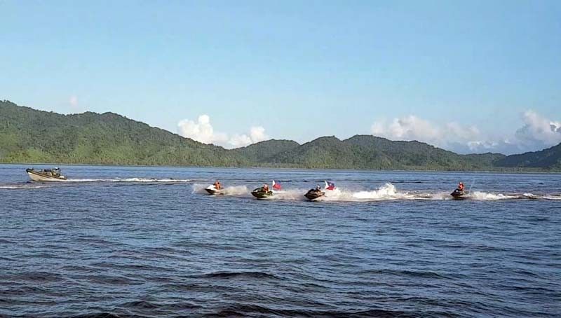 Jet ski cruise through Philippine Rise moves closer to shore