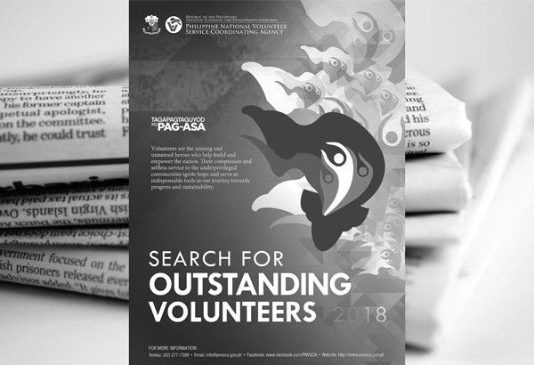 The Philippine National Volunteer Service Coordinating Agency searches for outstanding volunteers