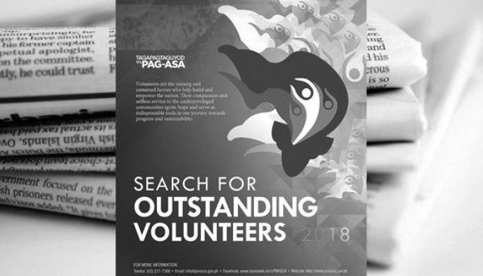 The Philippine National Volunteer Service Coordinating Agency searches for outstanding volunteers
