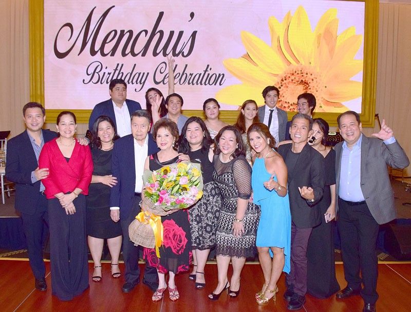 An outpouring of love for Menchu @ The Peninsula Manila