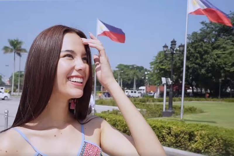 Catriona Gray never thought of raising any other flag but The Philippines