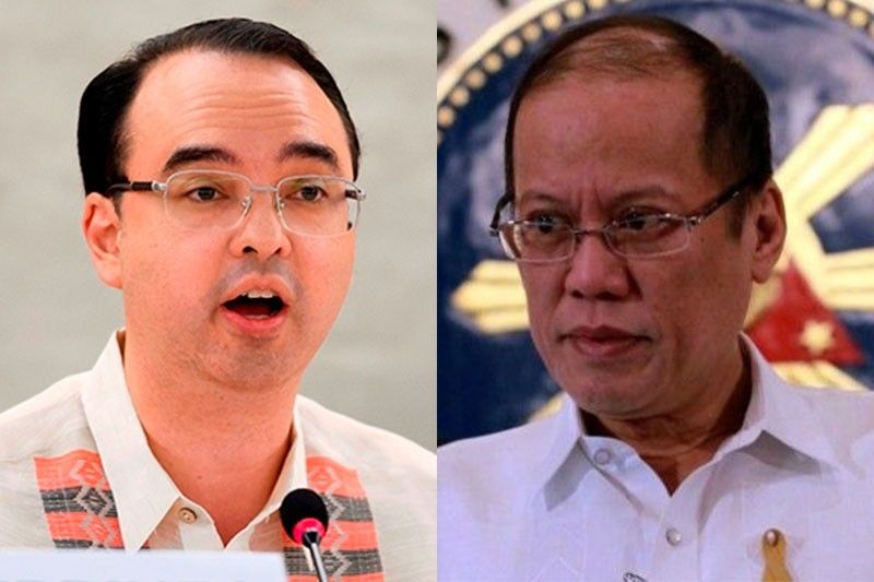 Cayetano fires back at Aquino: We both lost our hair, you lost Scarborough