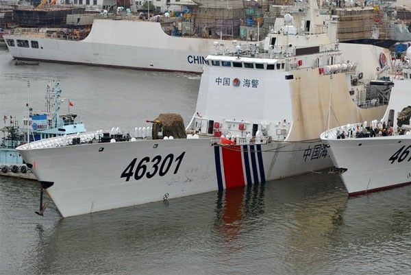 China's heavily-armed patrol ship spotted a few miles off Pag-asa