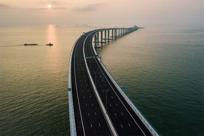 China's president inaugurates Hong Kong-mainland mega bridge
