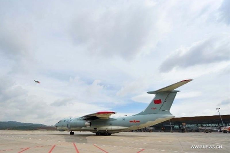 Chinese aircraft lands at Davao airport anew, Palace confirms