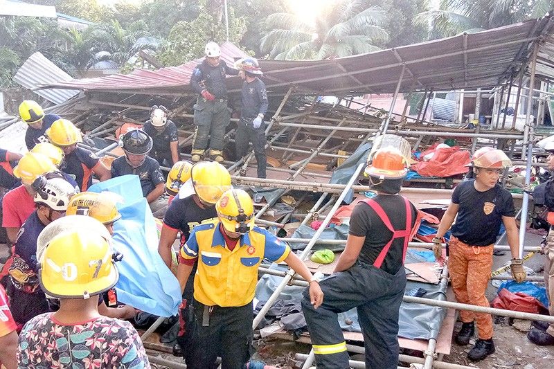 Bunkhouse collapses; five dead