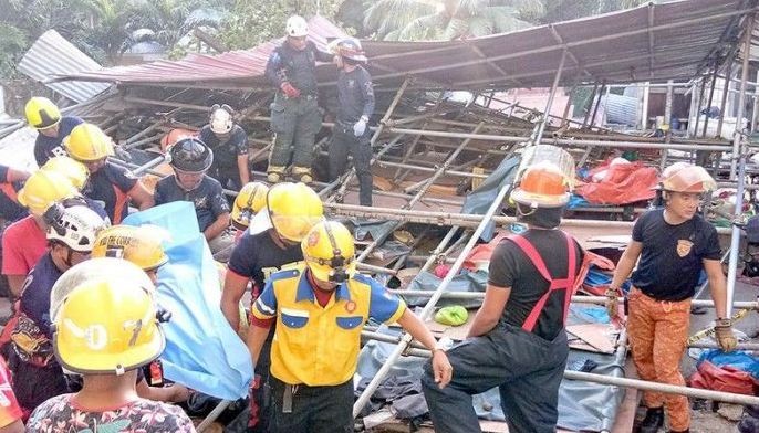Bunkhouse collapses; five dead