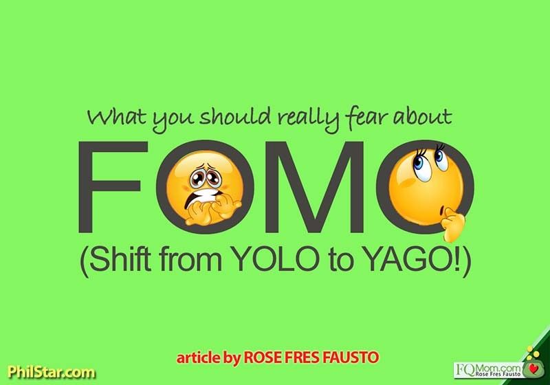 What you should really fear about FOMO (Shift from YOLO to YAGO)
