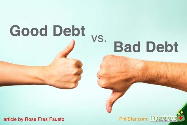 Good debt vs bad debt