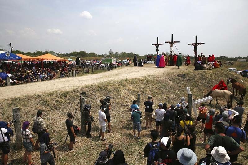 Photos: Real-life crucifixions on Good Friday
