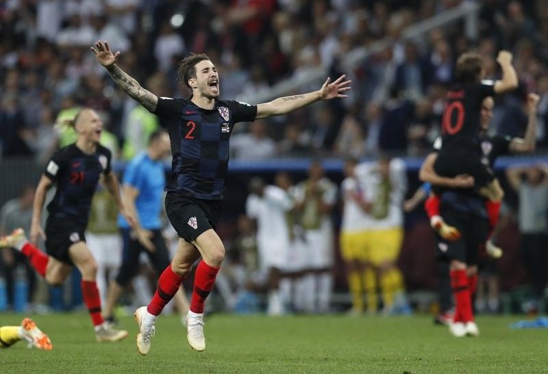 Croatia in World Cup final for 1st time, beats England 2-1