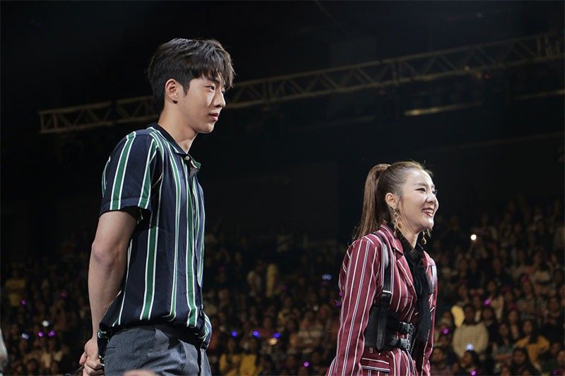 IN PHOTOS: Dara, Nam Joo Hyuk give fans finger hearts and fun at fancon
