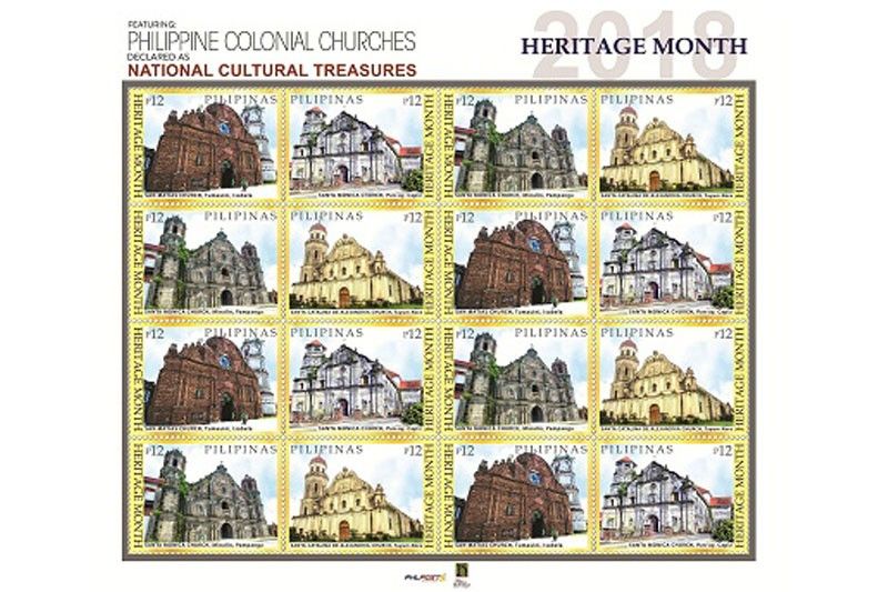 Heritage stamp ng Dauis Church inilunsad