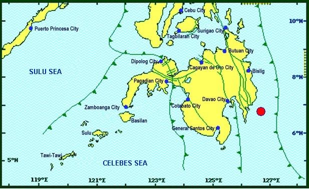 Magnitude 6 tremor shakes Davao Oriental