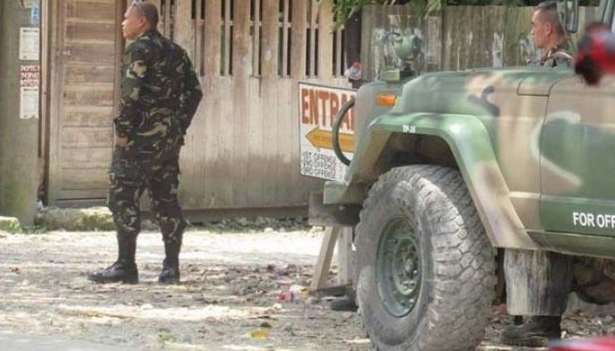 Troops sent to Lianga evacuation site as standard procedure, military says