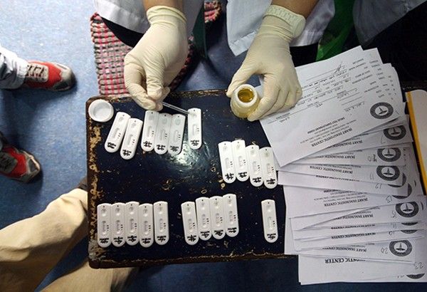 Mga kandidato gihagit magpa-drug test