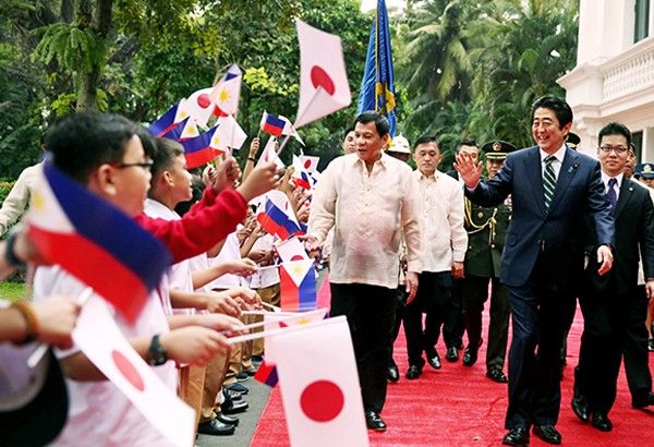 Duterte, Abe want rule of law in seas