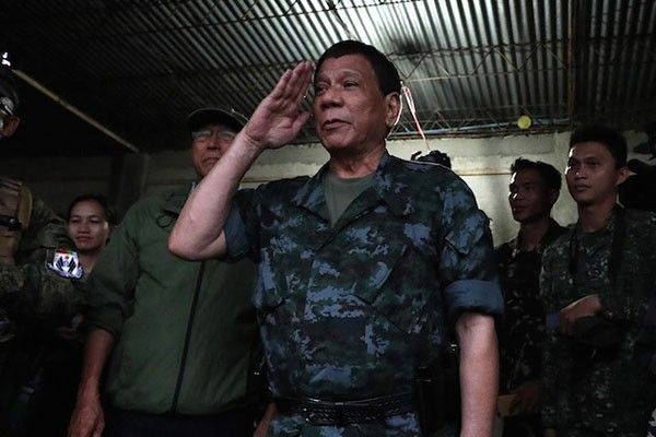 'Correct,' Duterte says of supposed militarization of government