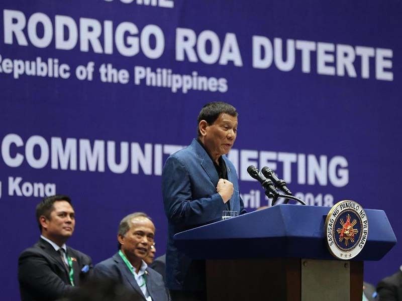 Duterte lashes out again at 'ignorant' Sereno