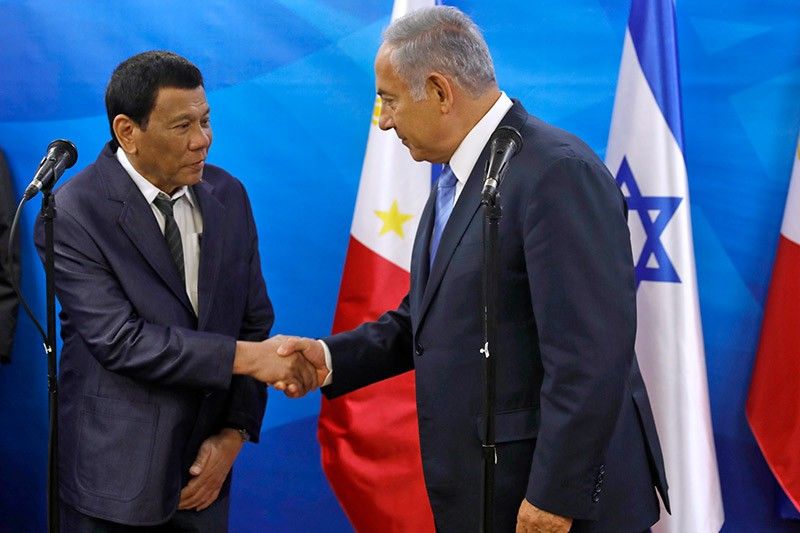 Israeli newspaper calls Duterte an 'unwanted guest' in editorial