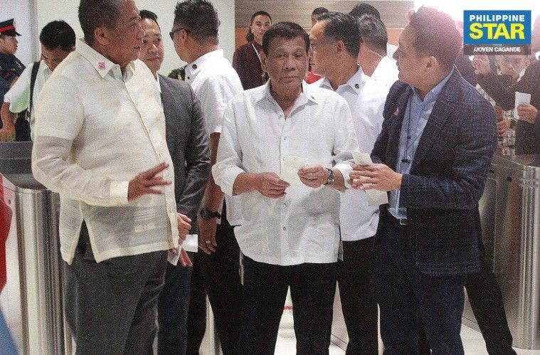 Duterte inaugurates ParaÃ±aque Integrated Terminal Exchange
