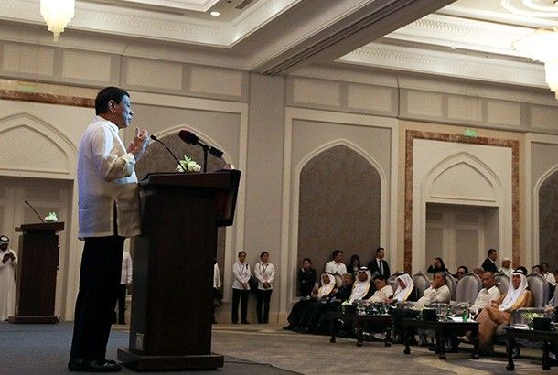 $925M in business deals signed during Duterte's Gulf tour
