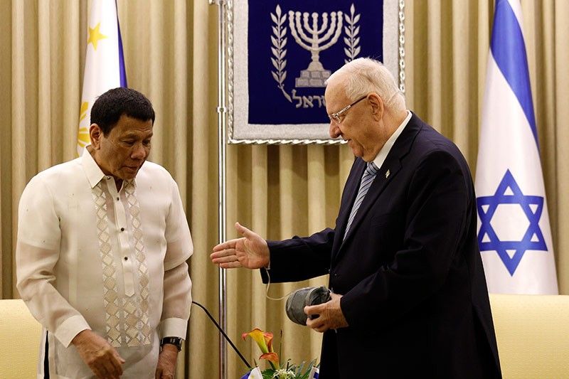 Duterte orders Armed Forces to buy weapons, spy devices from Israel