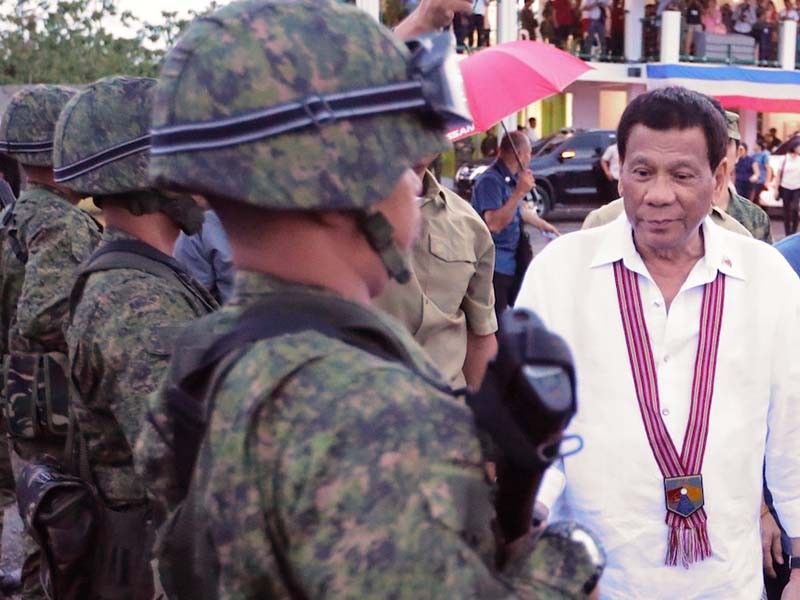 Duterte: Some soldiers conspire with opposition to oust me