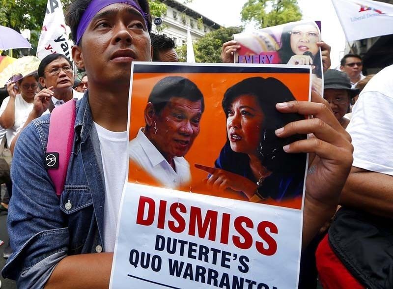 Palace to Sereno: Your ouster is on you, not Duterte