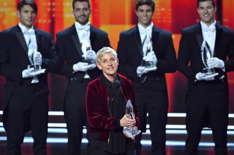 Ellen DeGeneres takes home 3 People's Choice Awards