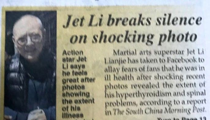 For sure, God still has a purpose for Jet Li