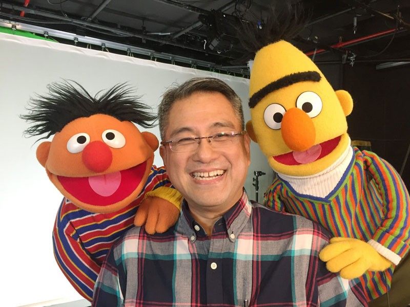 Rico meets his Sesame Street icons in NY
