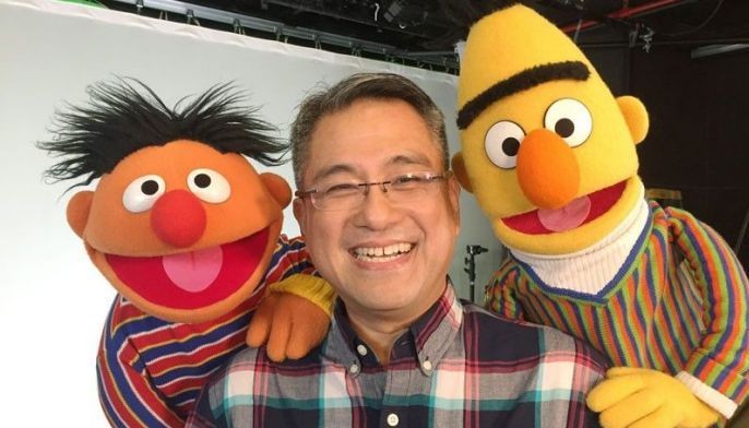 Rico meets his Sesame Street icons in NY
