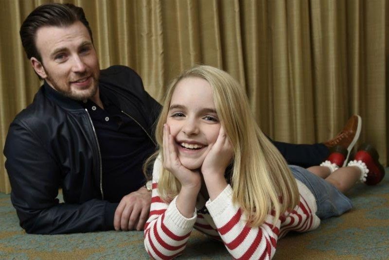 Chris Evans and his new young leading lady