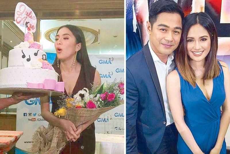 Julie Anne counts her blessings