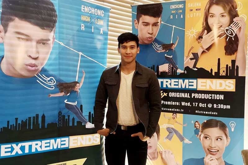 Enchong on HK extreme reality TV