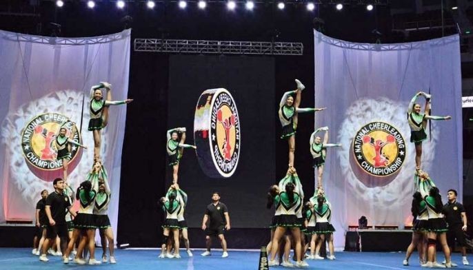 Cheerleading takes the spotlight