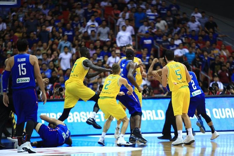 Gilas, Australia basketbrawl âdi palalampasin ng FIBA