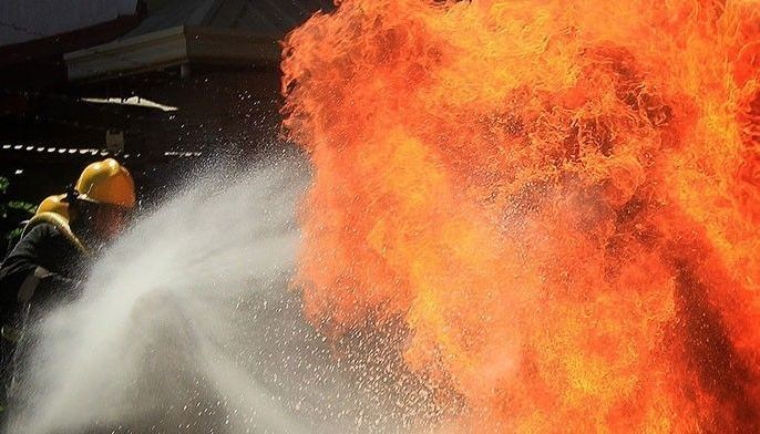 Firemen compete in Fire Olympics